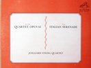 JUILLIARD QUARTET / Dvorak String Quartet / RCA Stereo SD, LSC-2524, 1S/1S