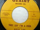 Rare Northern Soul 45   OTIS LEE 