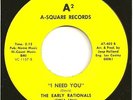 EARLY RATIONALS b/w SCOT RICHARD CASE 45  I Need You / Get The Picture - NM