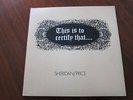 THE MOVE Mike Sheridan Rick Price This is to certify lp UK Gemini 1970