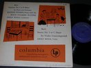 Adolf Busch Bach Solo Violin Sonata No 3 LP 1950 Pressing Columbia ML 4309