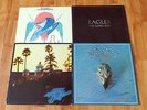 4 EAGLES LPS   THE LONG RUN    HOTEL CALIFORNIA   ON THE BORDER   GREATEST HITS