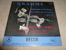 CHRISTIAN FERRAS & CARL SCHURICHT Brahms ORIG Decca LXT 2949 UK-1954