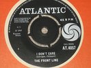 THE FRONT LINE. I DON'T CARE. ATLANTIC AT.4057 (RARE ITEM).