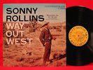SONNY ROLLINS Way Out West 1957 Bop JAZZ LP Deep Groove PROMO Coolest Cover Ever