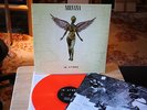 nirvana / in utero, orig. geffen, red vinyl with rare insert, top