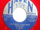 DOO WOP BLUES 45-THE EMPERORS-I MAY BE WRONG /COME BACK COME BACK on HAVEN VG+
