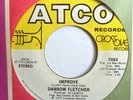 70's SOUL FUNK 45-DARROW FLETCHER-IMPROVE /LET'S GET TOGETHER on ATCO NM