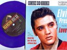 ELVIS PRESLEY ,RARE 33 DOUBLE COMPACT LPC-123 ,,BLUE VINYL