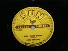 CARL PERKINS Blue Suede Shoes / Honey Don't 78 SUN RECORDS Rockabilly 1956