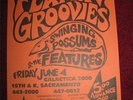 vintage org FLAMIN GROOVIES  11x17 Punk Flyer poster rock kbd hardcore h/c