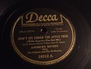 Andrews Sisters 78 RPM Record DON'T SIT UNDER THE APPLE TREE / AT SONYA'S CAFE
