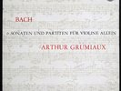 Arthur Grumiaux:JS Bach 6 Son/Part:Philips 835198-200AY:Orig Hi-Fi Maroon:NM/NM-