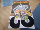 FLOH DE COLOGNE LUCKY STREIK ROCK JAZZ RAKETE IN MINT WITH POSTER GERMAN 1973