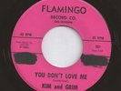 KIM AND GRIM you don't love / lonely week HEAR 60s GARAGE beat ROCK N ROLL mod