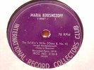 1919 MARIA Kousnezoff PARIS Rachmaninoff Soldier's Wife/ The Zaporog Cossacks78