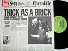 JETHRO TULL Thick as a Brick 1ST Pressing Newspaper Sleeve Island Logo etc