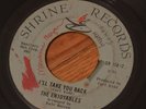 THE ENJOYABLES  northern soul 45   Shame b/w I'll Take You Back   Shrine SR-118