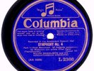 UK COLUMBIA SET-  MENGELBERG CONDUCTS TCHAIKOWSKY 4th SYMPHONY (1930)