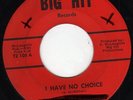 JOHNNIE MAE MATTHEWS 45 I Have No Choice BIG HIT 105 SUPER RARE NORTHERN SOUL VG
