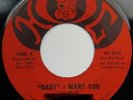 THE MOMENTS 45 Baby, I Want you / Pray For Me HOG 1000 VG RARE NORTHERN SOUL