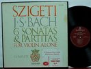 BG 627/9 maroon label Szigeti, Bach, 6 Sonatas/Partitas for solo violin