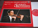 Grumiaux Davis Mozart Five Violin Concertos German Philips Stereo 3LP Box NM