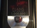 PLANS death Cab For Cutie Platinum Record Label Very Good Condition