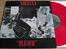 NIRVANA   BLEACH ** LTD. RED VINYL MINT UNPLAYED.