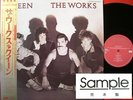 QUEEN THE WORKS JAPAN 1st ISSUE PROMO LP OBI MINT