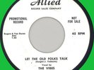 VIBES Let the Old Folks Talk / Misunderstood 45rpm Allied 1958 doo-wop rocker