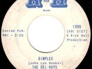 R&B BLUES ROCKER - THE DEL-RAYS - DIMPLES - RARE USA ORIGINAL 45