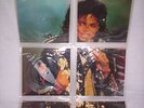 MICHAEL JACKSON, BAD,5 SQUARE PICTURE SINGLES PACK,6 pg BOOKLET,1988,EX CONDITIO
