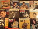 12 Original Elvis Presley 45 rpm Records With Picture Sleeves PS