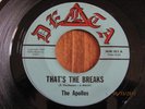 KILLER GARAGE PUNK POUNDER 45 ; THE APOLLOS; THATS THE BREAKS/ COUNTRY