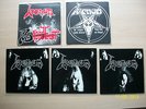 VENOM MINT SLEEVES ONLY BLOODLUST IN LEAGUE WITH SATAN WARHEAD (x 3) HEAVY METAL