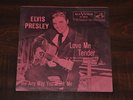 Elvis Presley 45 Record 47-6643 Love Me Tender Any Way You Want Me Dark Pink