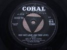 BILLY WILLIAMS = 1959 UK R&B Teen Dancer = MINT = Red Hot Love / Goodnight Irene