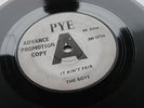 THE BOYS ORIG 1964   I WANT YOU  /  IT AINT FAIR   DEMO  ADVANCE PROMOTION COPY