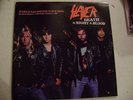 SLAYER - DEATH & NIGHT & BLOOD 2LP VINYL yellow wax live 1989 japanese obi
