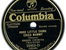 THREE GEORGIA CRACKERS (Judy Canova) 1930 78 Pore Little Thing Cried Manny (EE+)