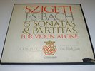 JOSEPH SZIGETI Bach Sonatas & Partitas for Violin Alone 3 LP BOX Vanguard BG 627