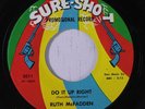 rare Soul 45 RUTH MCFADDEN do it up right SURE-SHOT Hear