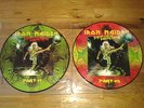 Iron Maiden Scream For Me Saint Etienne Part 1 & 2 Picture Disc Vinyl LP (Rare)
