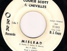 COOKIE SCOTT & CHEVELLES - MISLEAD - ORR - NORTHERN SOUL