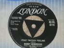 BOBBY HENDRICKS. ITCHY TWITCHY FEELING. LONDON 45-HL 8714  (VERY HARD TO FIND)