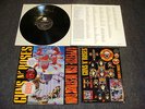 GUNS N’ ROSES “APPETITE FOR DESTRUCTION” GEFFEN WX 125 STICKERS & INNER EX+