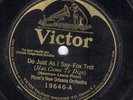 Piron's New Orleans Orchestra, Do Just as I Say/Red Man Blues, Victor 19646 ?