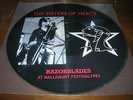 SISTERS OF MERCY      razorblades live in belgium  83    LP   PIC.DISC