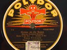 RARE PRIHODA VASA Violin 78rpm Polydor 66486 Air(Bach)/Hymne...(Rimsky-Korsakow)